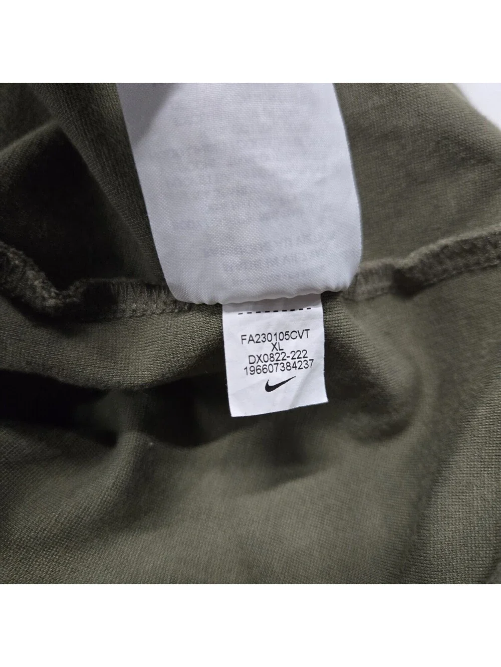 EUC Size XL Nike Sportswear Tech Fleece Hoodie Full-Zip Green Jacket DX0822-222